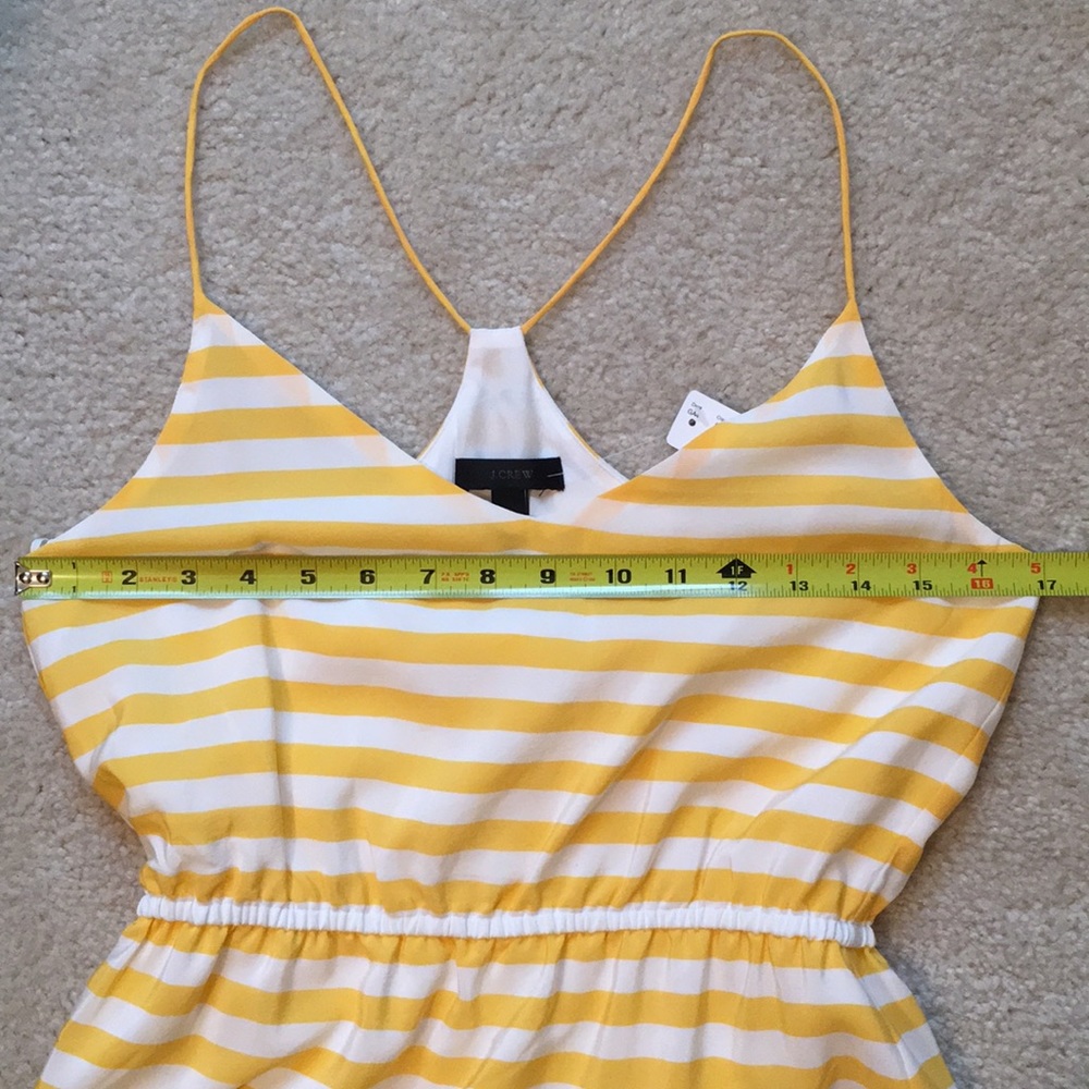 NWOT 🏵 JCrew Silk Carrie Dress sunshine yellow - Picture 7 of 8